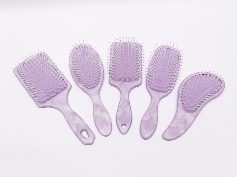 Bàn chải tóc đệm khí Detangling in ấn lạ mắt