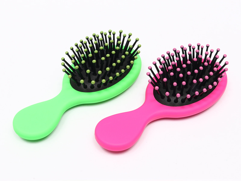 Tóc giả mini cho bé Bàn chải tóc mái chèo cong nhỏ bằng gỗ