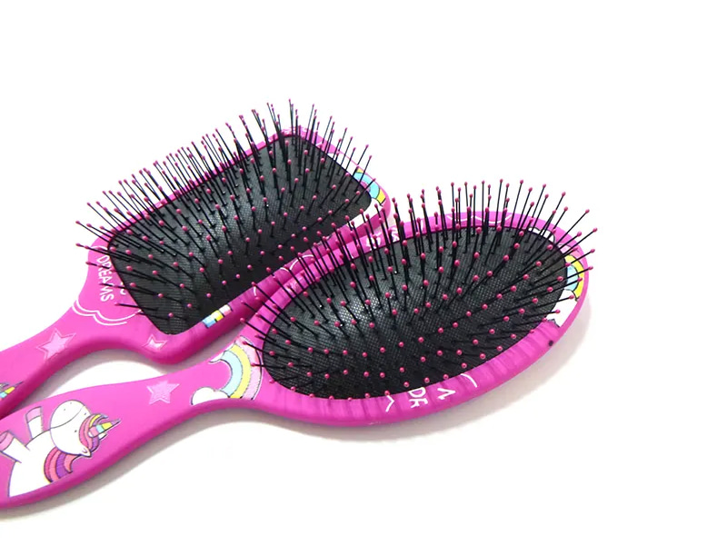 Kid Baby Small Black Pins Bàn chải tóc gỡ rối mini ướt