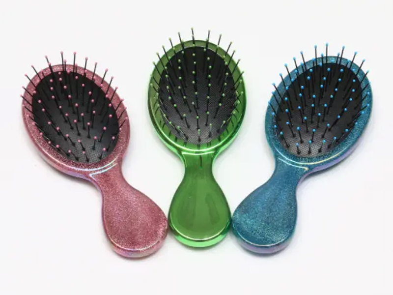 Bàn chải gỡ rối mini sáng bóng dành cho trẻ em