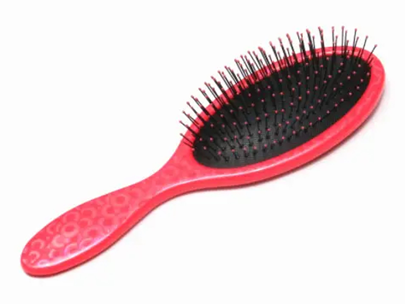 Bàn chải gỡ rối hình bầu dục sáng bóng in lạ mắt