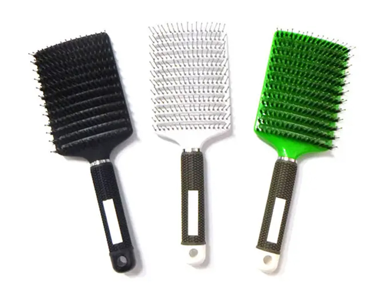 Bàn chải tóc gỡ rối lỗ thông hơi bằng nhựa